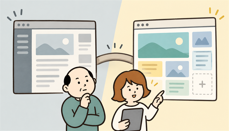 EmDashとWordPressの比較イメージ